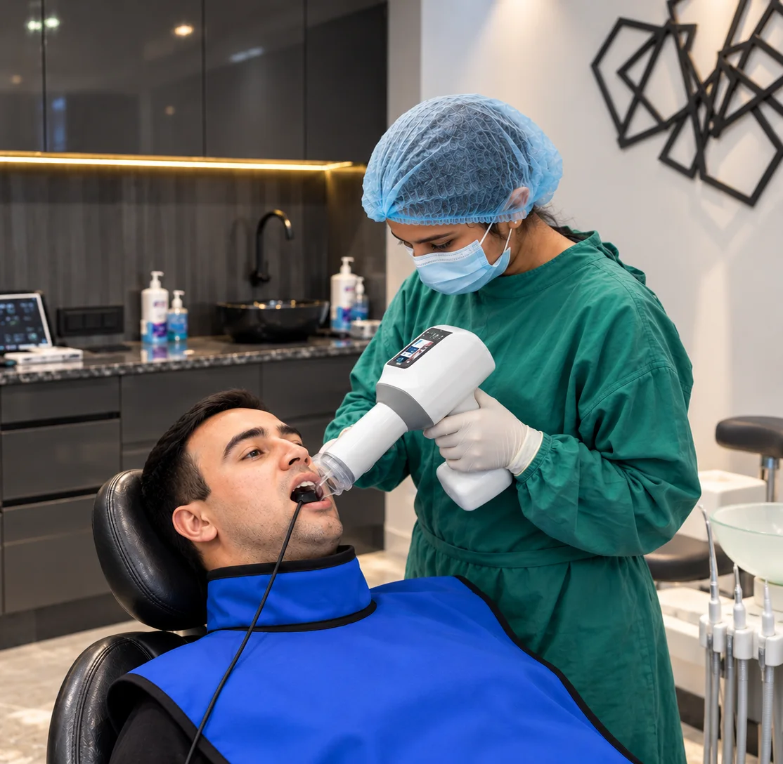 DC digital X-ray and RVG at Healing Touch Dental Gurgaon